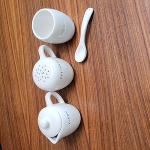 Coffee Tea French English Second Cup Set